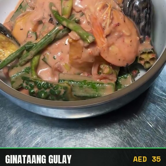 Ginataan cooked in coconut milk at Pinoy Tambayan
