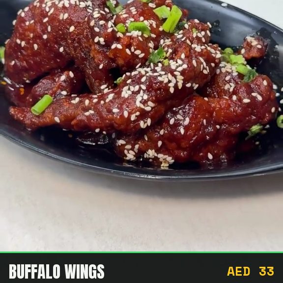 Chicken wings served at Pinoy Tambayan in Al Barsha